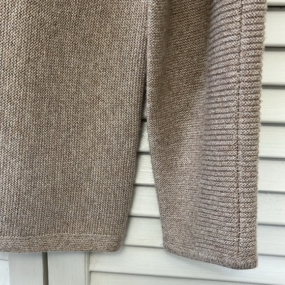 Talbots Bateau Neck Dolman Sleeve Shimmer Sweater, Wool Blend - Picture 6 of 9